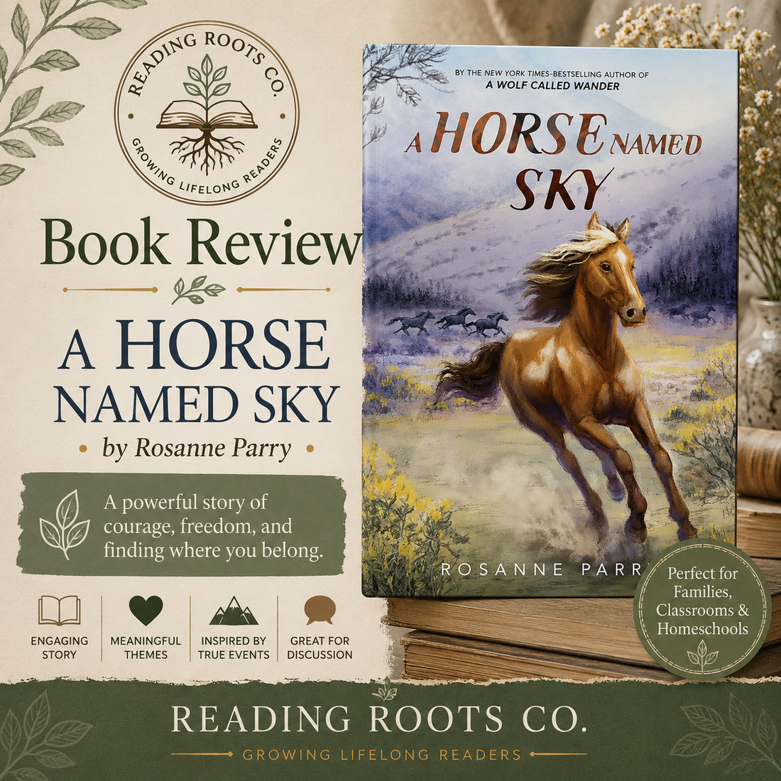 Book Review: A Horse Named Sky by Rosanne Parry
