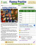 Fluency Worksheets Grade 1-2 Christmas Series